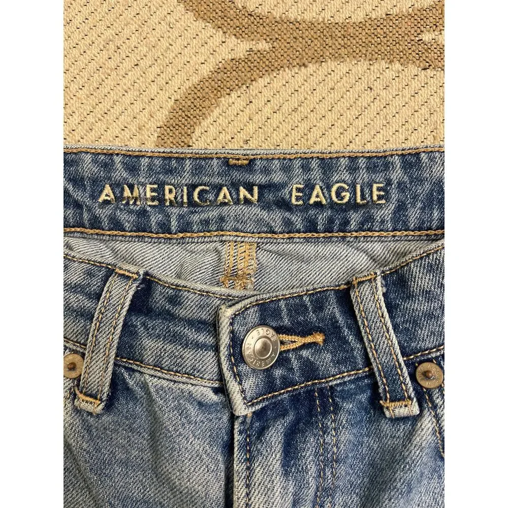 American Eagle Outfitters Balloon Blue Jean, size 0 short - Picture 6 of 14